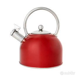 Bialetti Bollitore Rosso 2,7lt Deco Glamour 