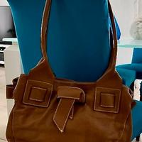 borsa a spalla con fiocco