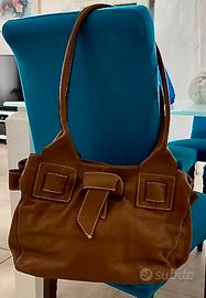 borsa a spalla con fiocco