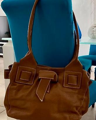 borsa a spalla con fiocco