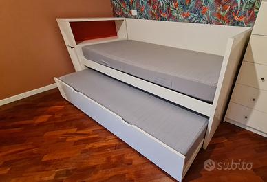 Letto + letto estraibile