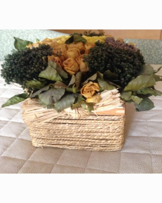 Composizione fiori secchi