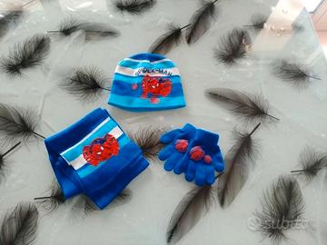 Completino cappello, sciarpa e guanti Spider Man M