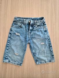 Bermuda jeans strappati 11 anni 
