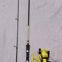 Canna da spinning+mulinello