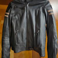 Giacca moto uomo in pelle