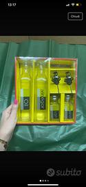 Set sale, olio e pepe da cucina