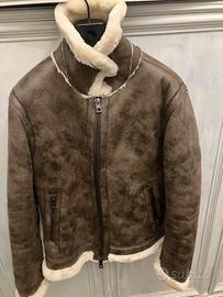 Giubbotto montone shearling uomo