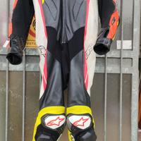 Tuta moto Alpinestar gp tech V2 completa di airbag