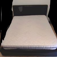 Letto-contenitore matrimoniale ecopelle