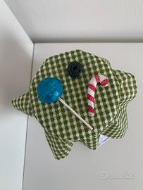 #idearegalo barattolo di vetro decorato a mano