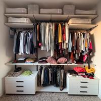 Struttura per cabina armadio