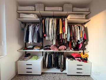 Struttura per cabina armadio