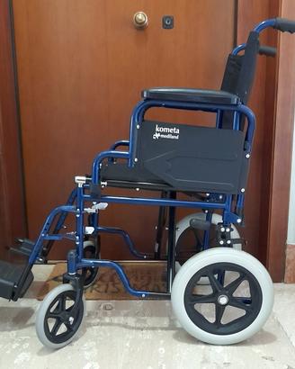 Sedia a rotelle pieghevole da transito per anziani