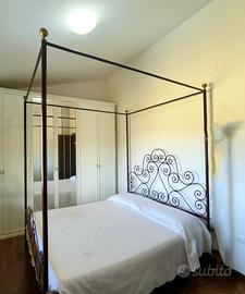 Letto in ferro battuto artigianale