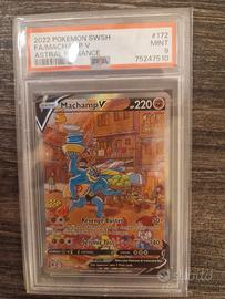 Machamp v psa 9 carta pokemon gradata