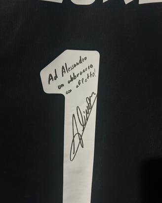 maglia alisson becker 17/18 autografta con dedica