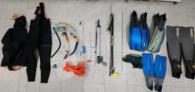 Attrezzatura Pesca Subacquea 