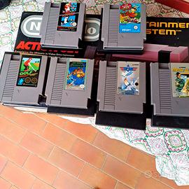 Lotto 6 cartucce Nintendo NES PAL Metal Gear