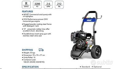 Idropulitrice 220 Bar