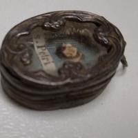 RELIQUIARIO ANTICO CON RELIQUIA SAN PIETRO