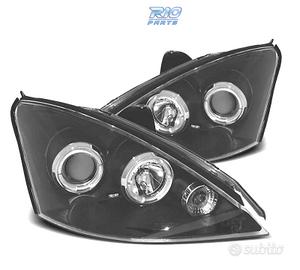 FARI FORD FOCUS 98-01 ANGEL EYES LED NERO
