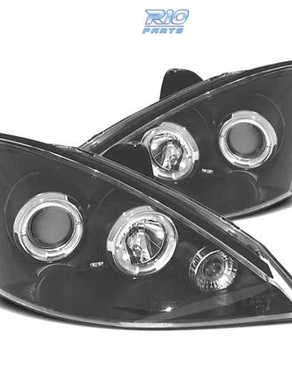 FARI FORD FOCUS 98-01 ANGEL EYES LED NERO