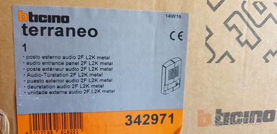 Citofono Bticino due fili in metallo 342971