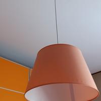 Lampadario cameretta  arancione 
