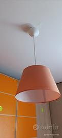 Lampadario cameretta  arancione 