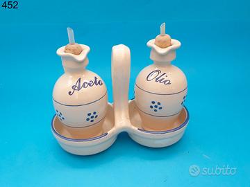 olio e aceto ceramica.