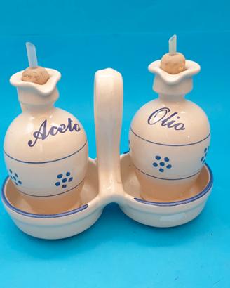 olio e aceto ceramica.