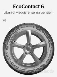 ruote macchina eco contact 6 pneumatici 