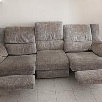 divano 4 posti con sislong 