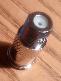 Connettore adattatore coassiale f maschio