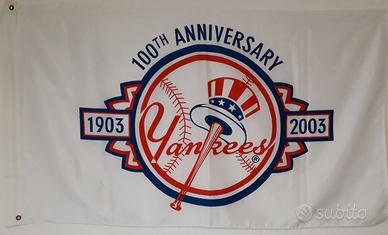 Bandiera New York Yankees 100th Anniversary 152x84