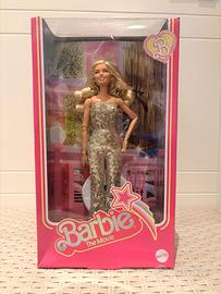 Mattel Barbie The Movie 2023 tuta glitterata oro