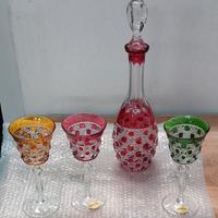 set bicchieri con caraffa