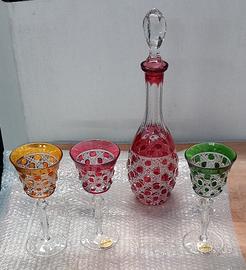 set bicchieri con caraffa