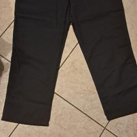 Pantalone di cotone calibrato nero 5XL