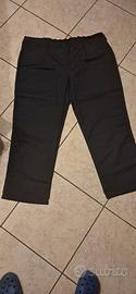 Pantalone di cotone calibrato nero 5XL