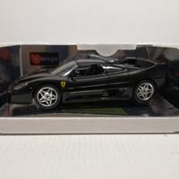 Modello auto ferrari f- 50 hard top nera burago