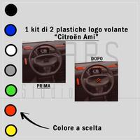 2 Plastiche accessori logo volante Citroen AMI