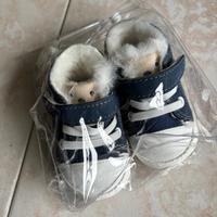 Scarpe neonato con pelo