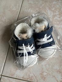 Scarpe neonato con pelo