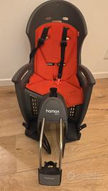 Seggiolino Hamax Smiley grigio/rosso