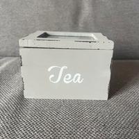 Scatola Portatè in Legno - Stile Shabby Chic