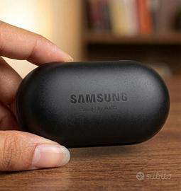 Ricambi Samsung Galaxy Buds Nere - Custodia + Auri