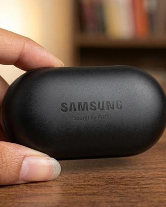 Ricambi Samsung Galaxy Buds Nere - Custodia + Auri