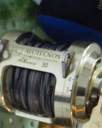 ALUTECNOS 30lbs Albacore per Monel + canna